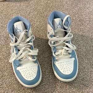 Jordan Women's High-Top Sneakers - Blue and White